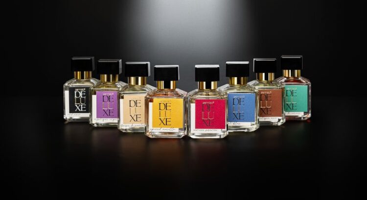 Fragancias de nicho Zermat en fondo negro